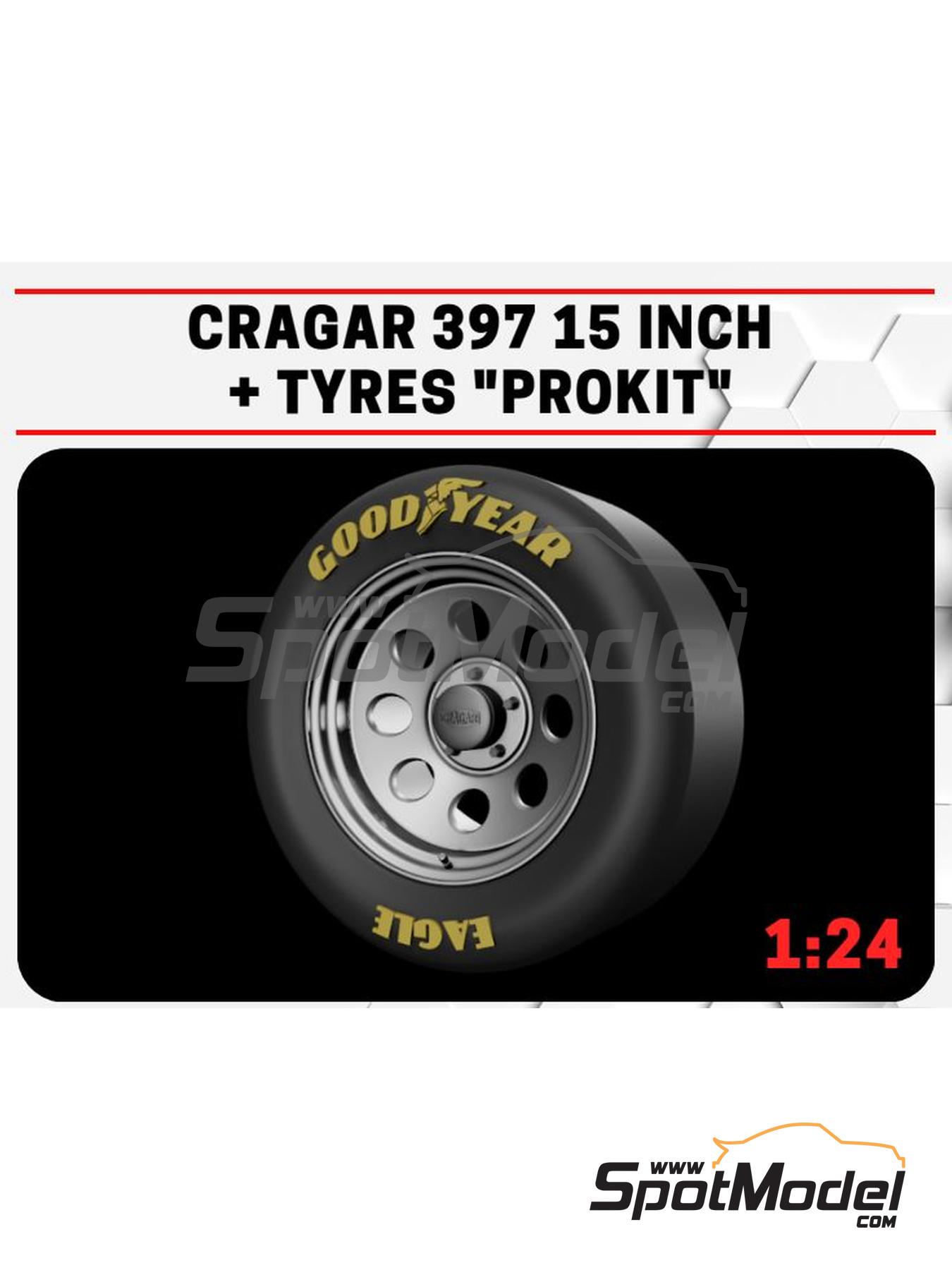 Yamamoto Model Parts YMPRIM15 Rims And Tyres Set 1 24 Scale Cragar tyrannei-k-hnheit-abschleppen-16x20-zoll-in-cm-richter-texter-chronik